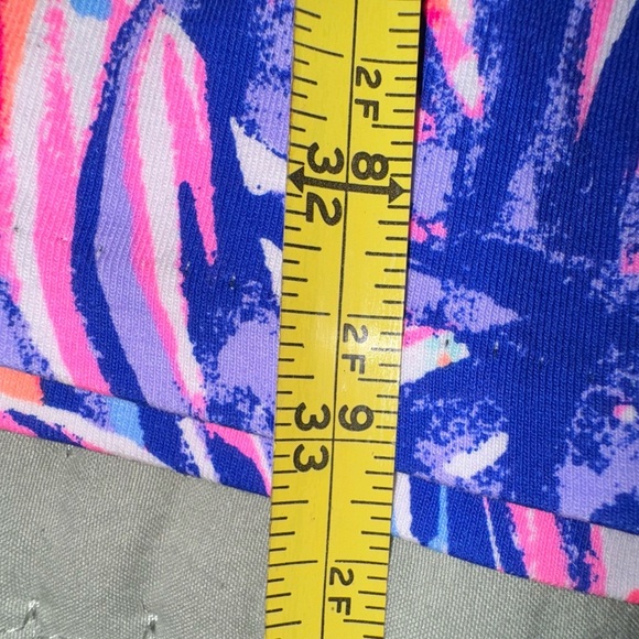 Lilly Pulitzer Lana Romper Bright Navy Palms Up Size S. NWT - Picture 5 of 14